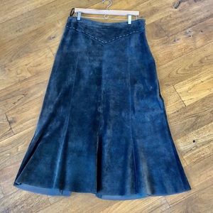 Suede Skirt